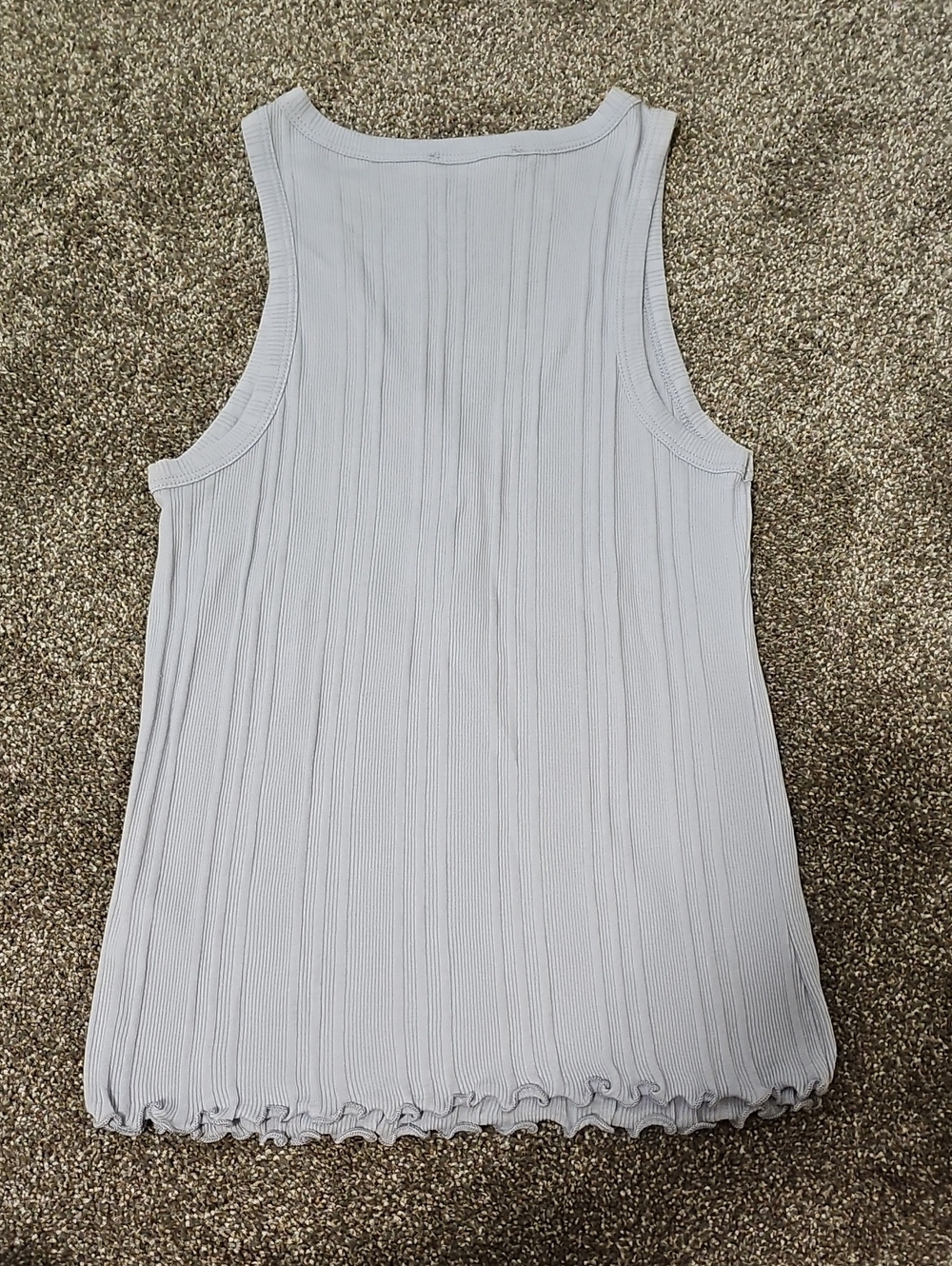 Lavender Ribbed Tanktop - Picture 3 of 3